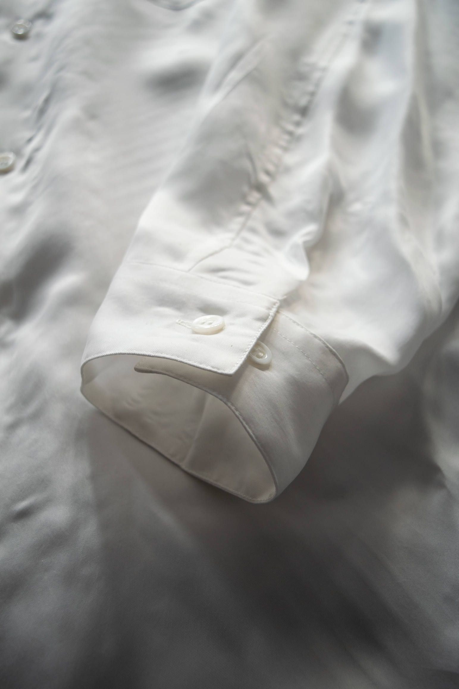 【ラスト1点】【20SS】Cupra Over Shirt/キュプラオーバーサイズシャツ(WHITE)