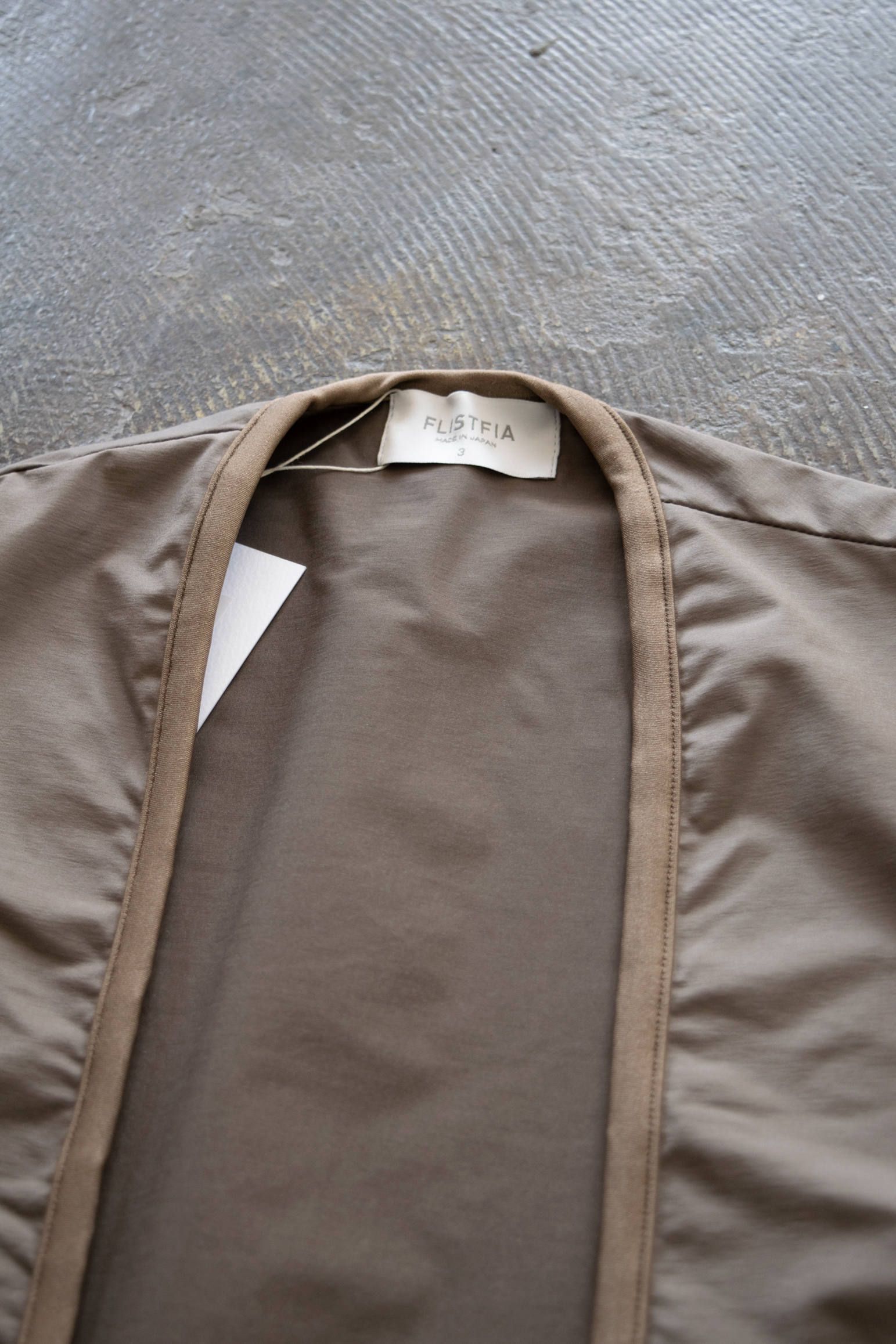 【ラスト1点】1/2 Sleeve Piping Cardigan(DARK MOCHA)