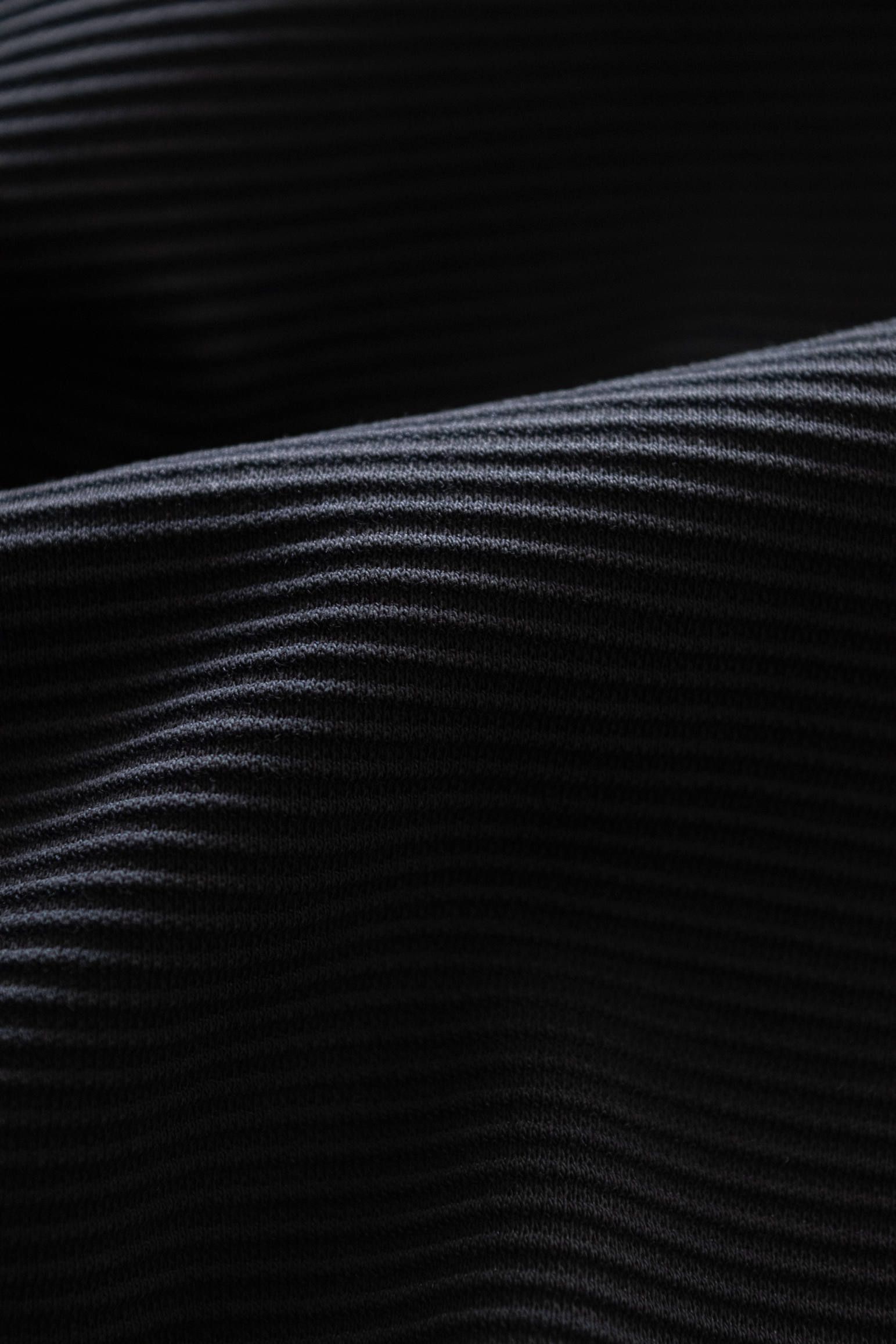 【ラスト1点】【20SS】Ripple Mock Neck/リップルモックネックカットソー(NAVY)