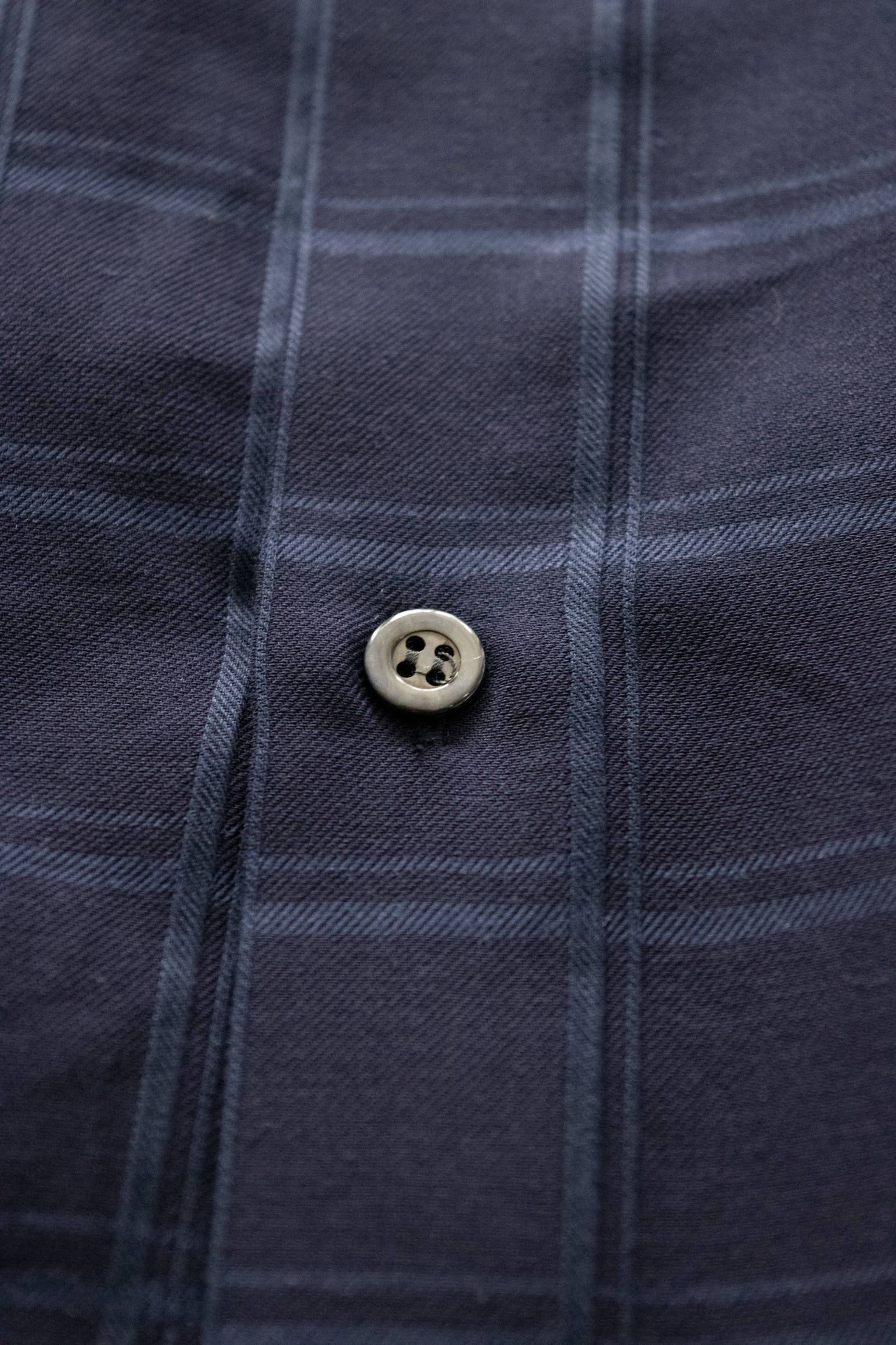 【ラスト1点】【20SS】Shadow Check Crop Shirt/シャドウチェッククロップシャツ(NAVY)