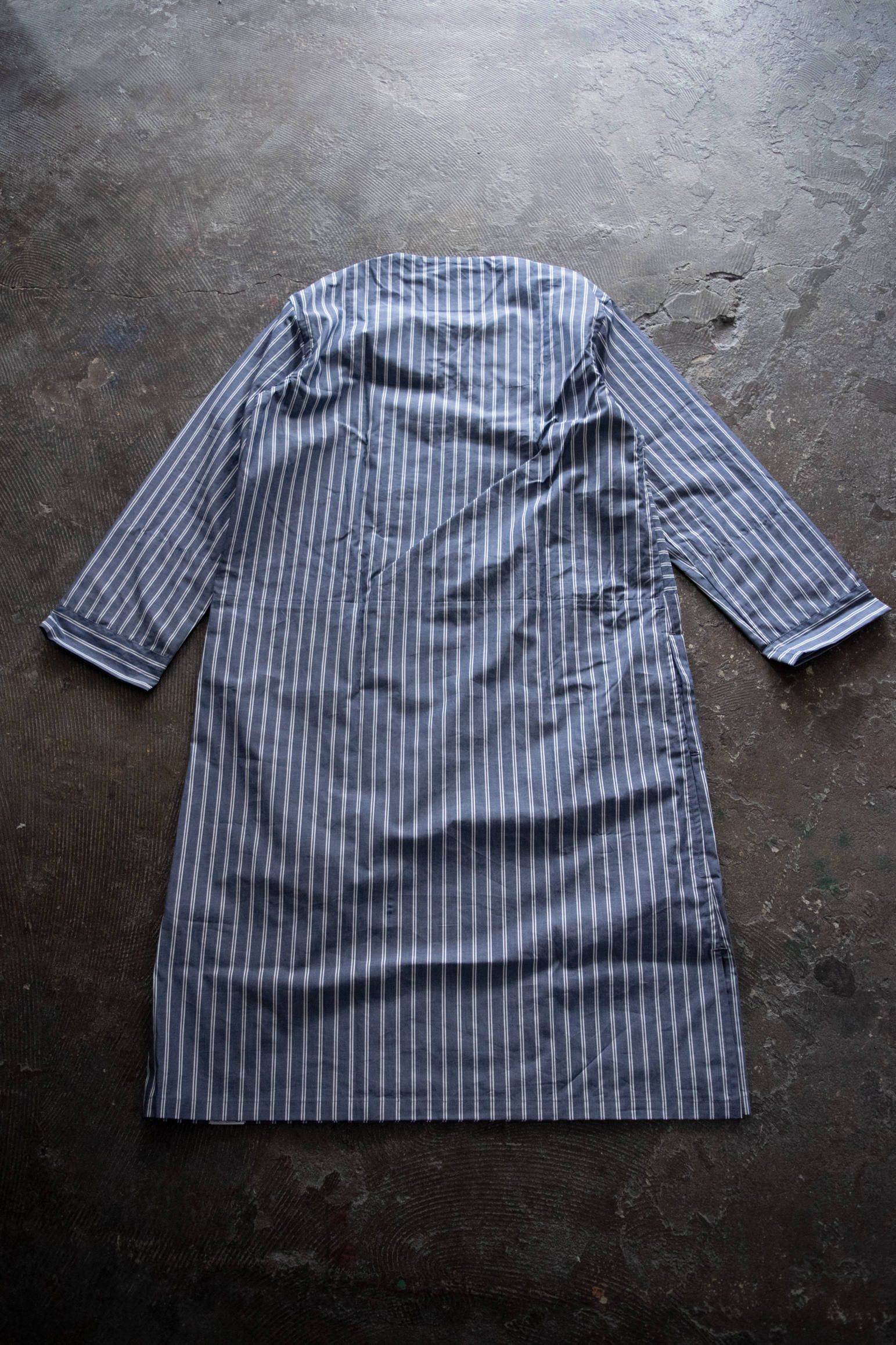 【ラスト1点】"nancy"op pajama(NAVY W STRIPE)【ワンピース】