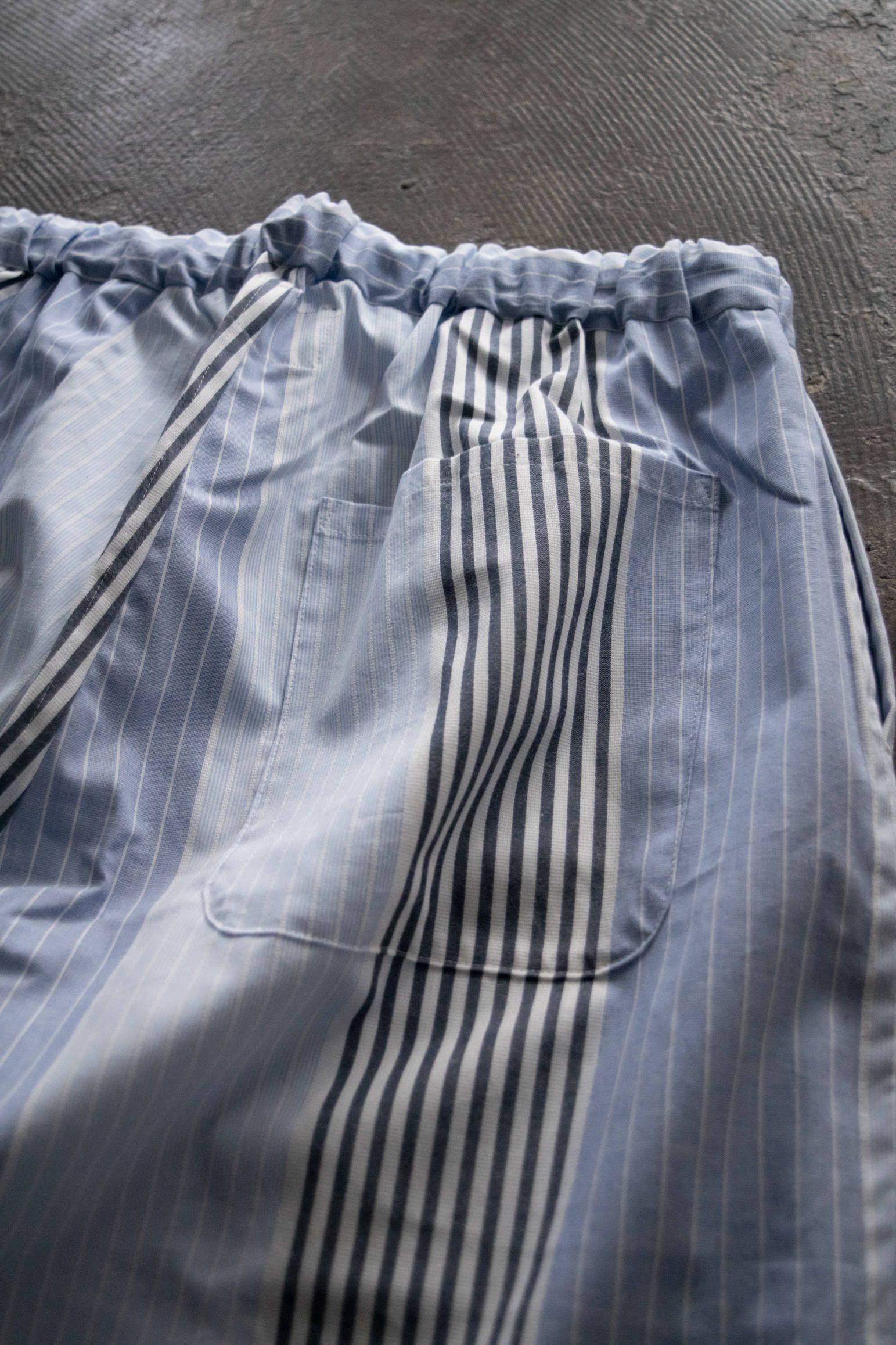 【ラスト1点】"nancy"pajama /パジャマ(セットアップ)【ユニセックス】( BLUE MULTI STRIPE)