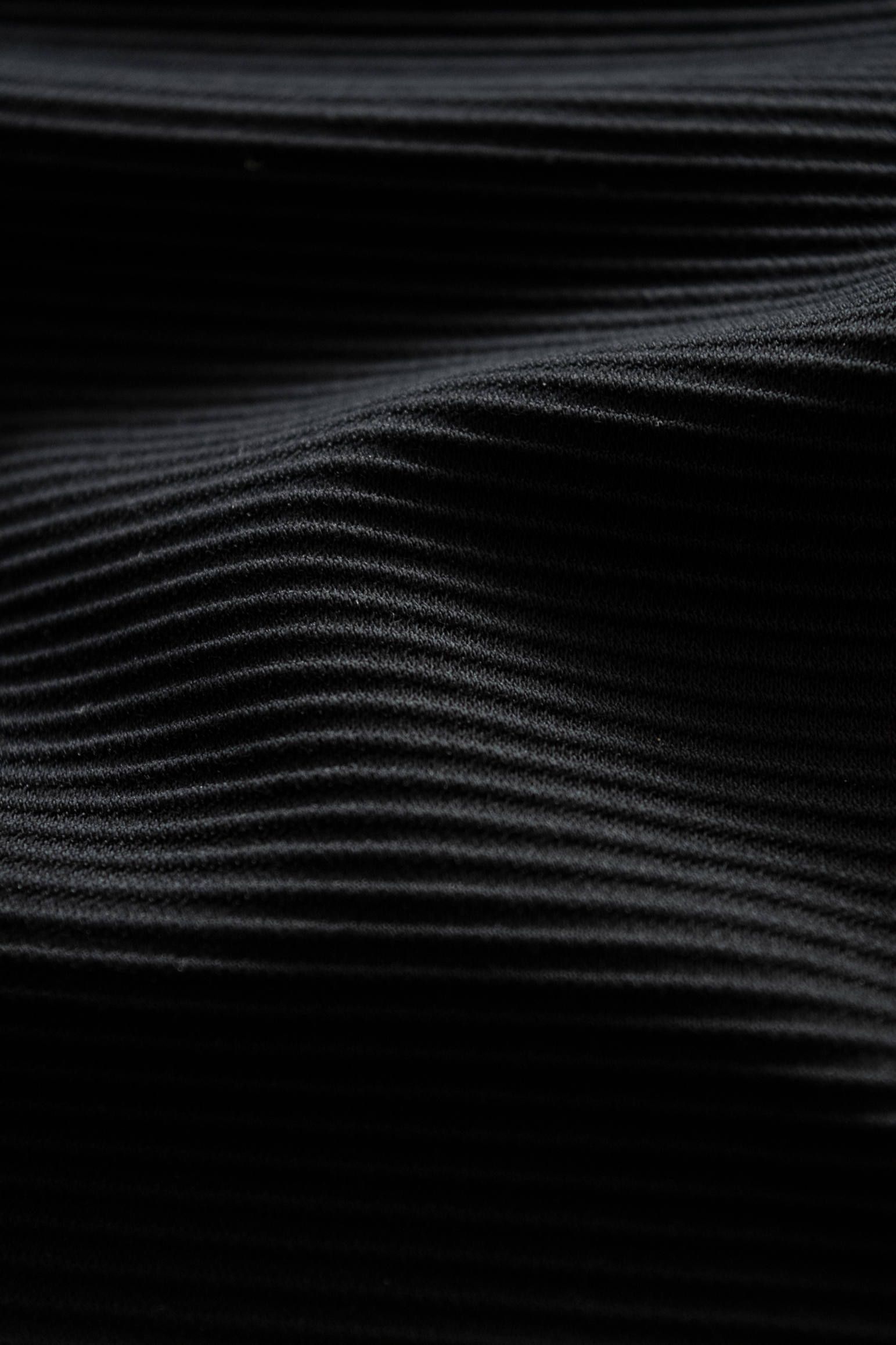 【ラスト1点】【20SS】Ripple Mock Neck/リップルモックネックカットソー(BLACK)