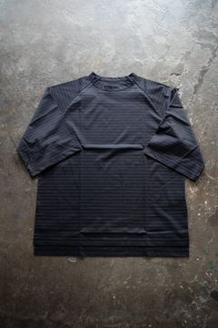 【ラスト1点】Big Border Half Sleeve Tee(NAVY)