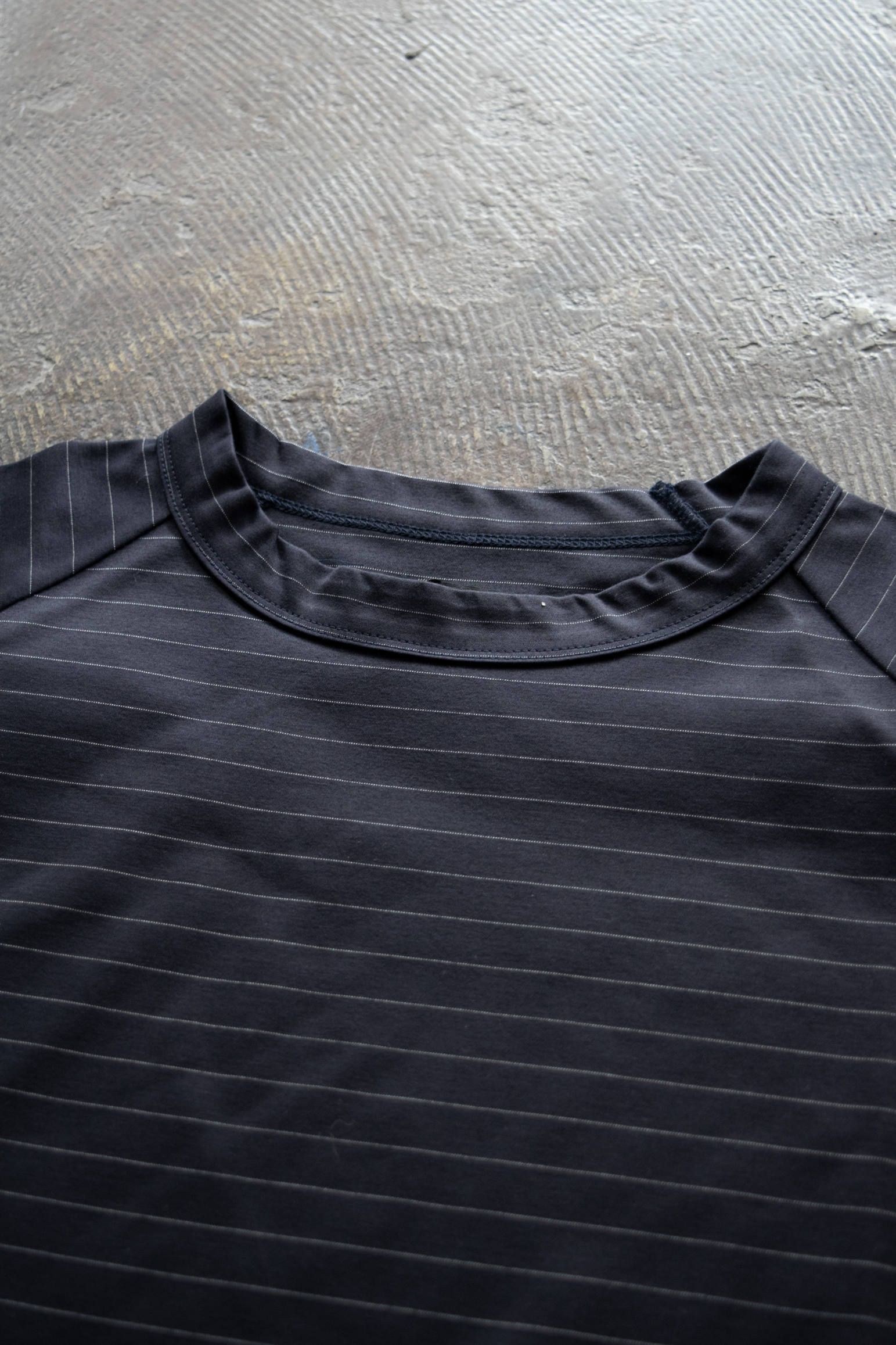 【ラスト1点】Big Border Half Sleeve Tee(NAVY)