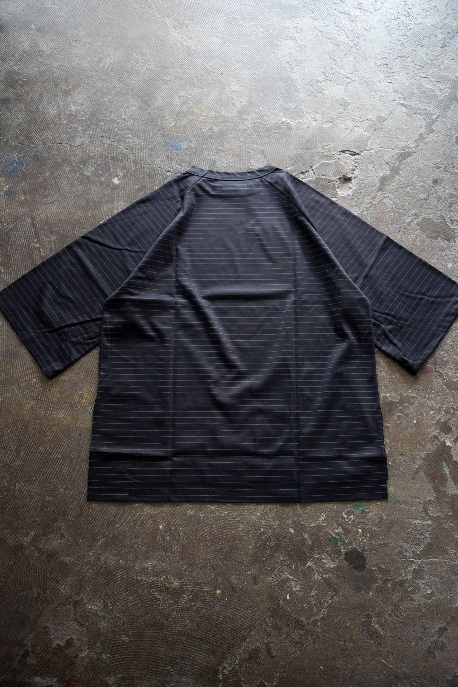 【ラスト1点】Big Border Half Sleeve Tee(NAVY)