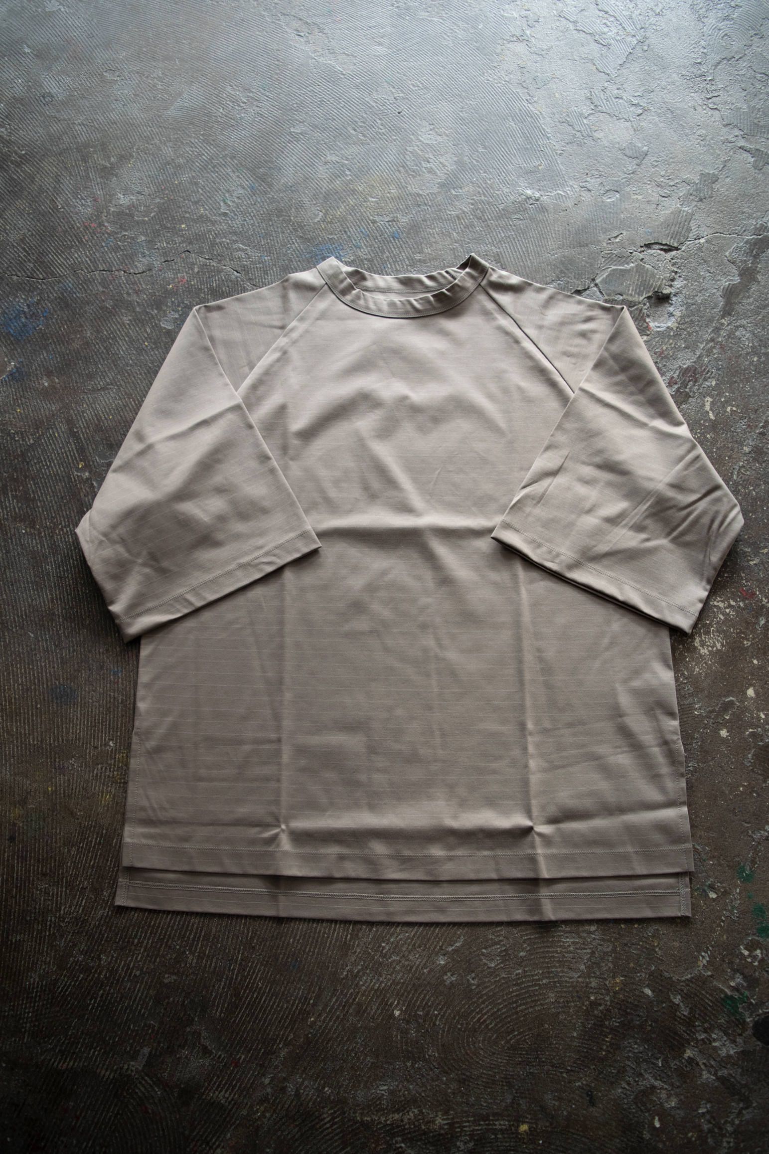 【ラスト1点】【20SS】Big Border Half Sleeve Tee(BEIGE)