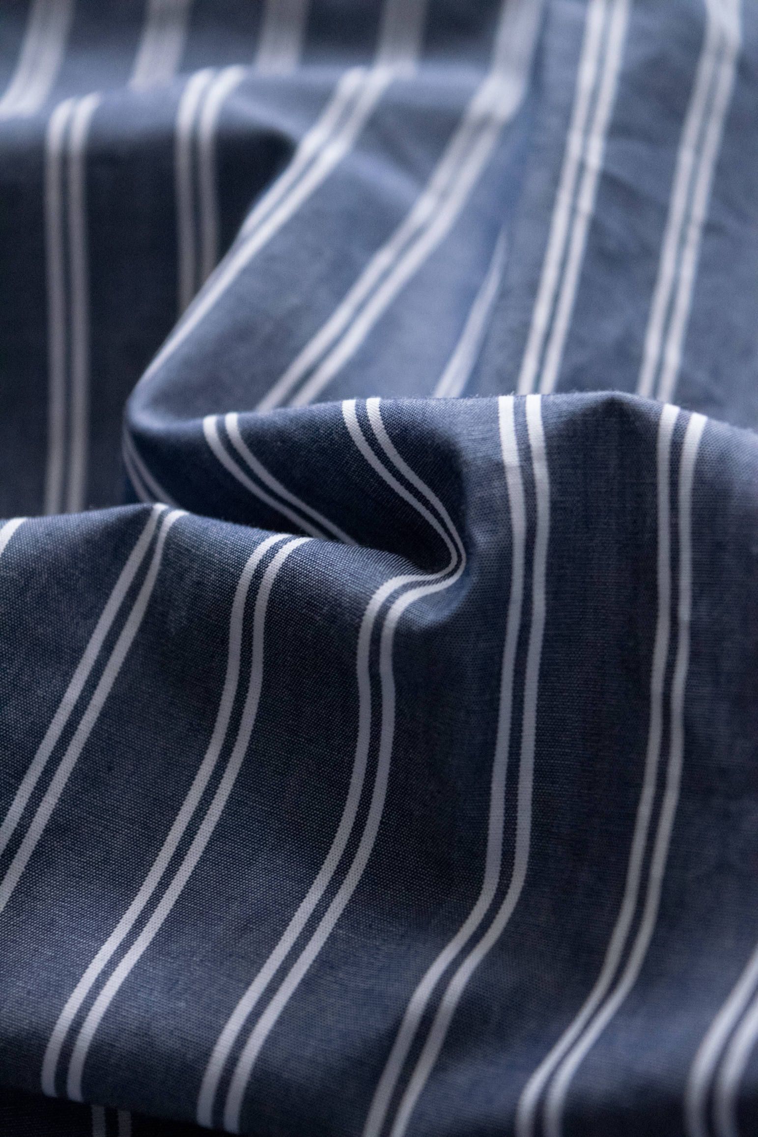 【ラスト1点】"nancy"op pajama(NAVY W STRIPE)【ワンピース】