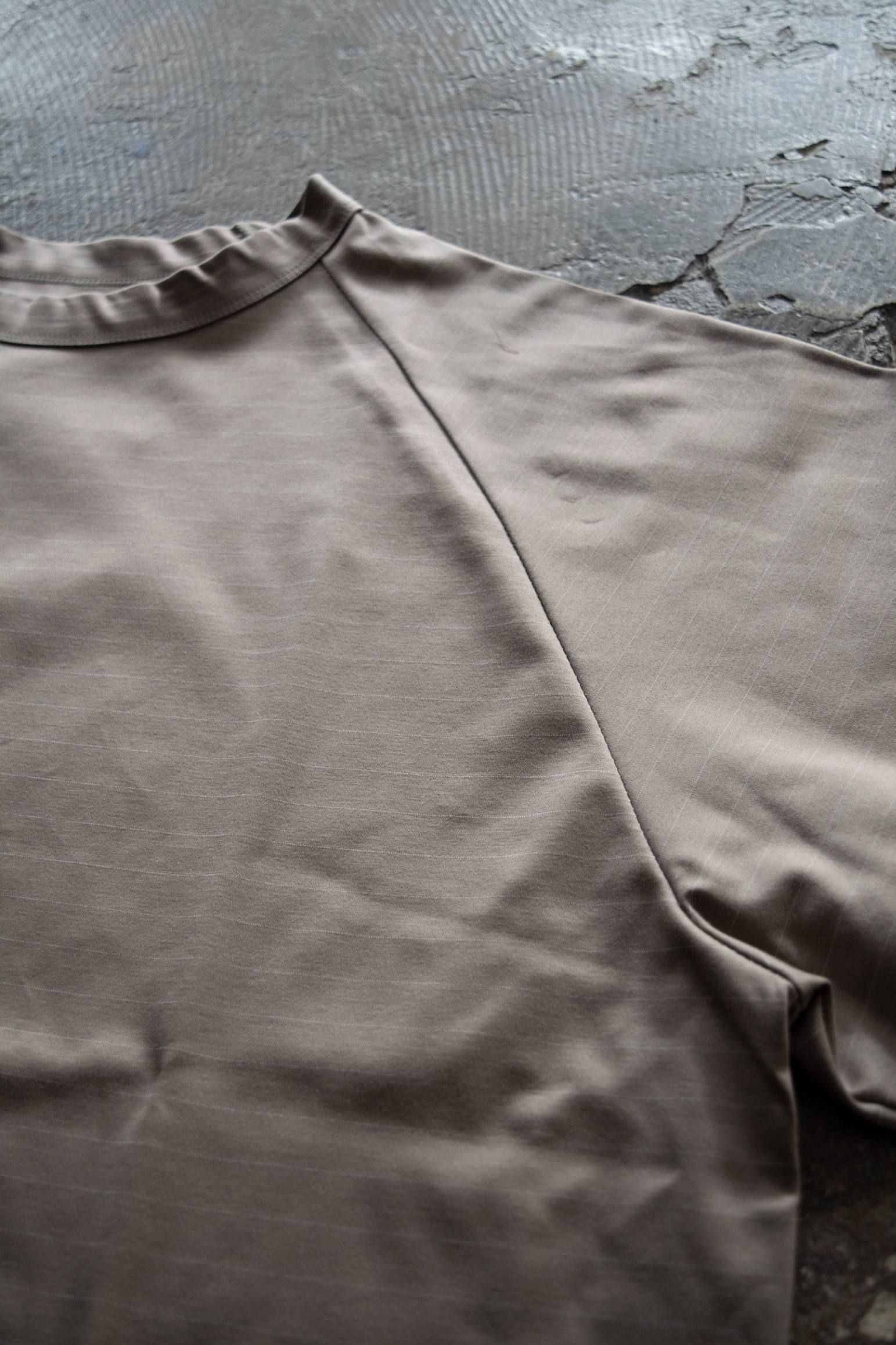 【ラスト1点】【20SS】Big Border Half Sleeve Tee(BEIGE)