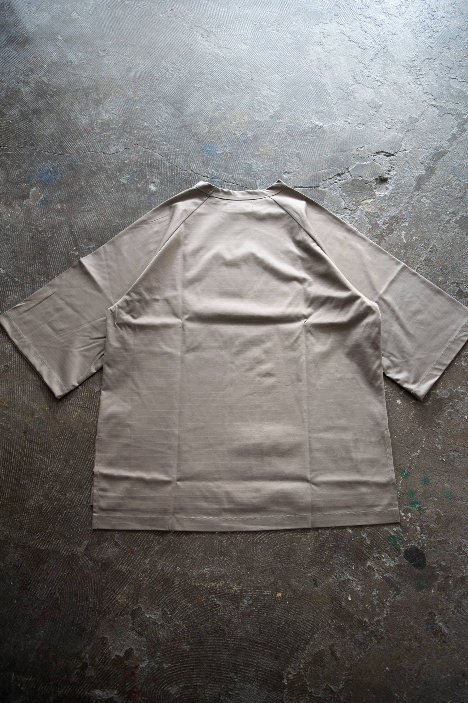 【ラスト1点】【20SS】Big Border Half Sleeve Tee(BEIGE)