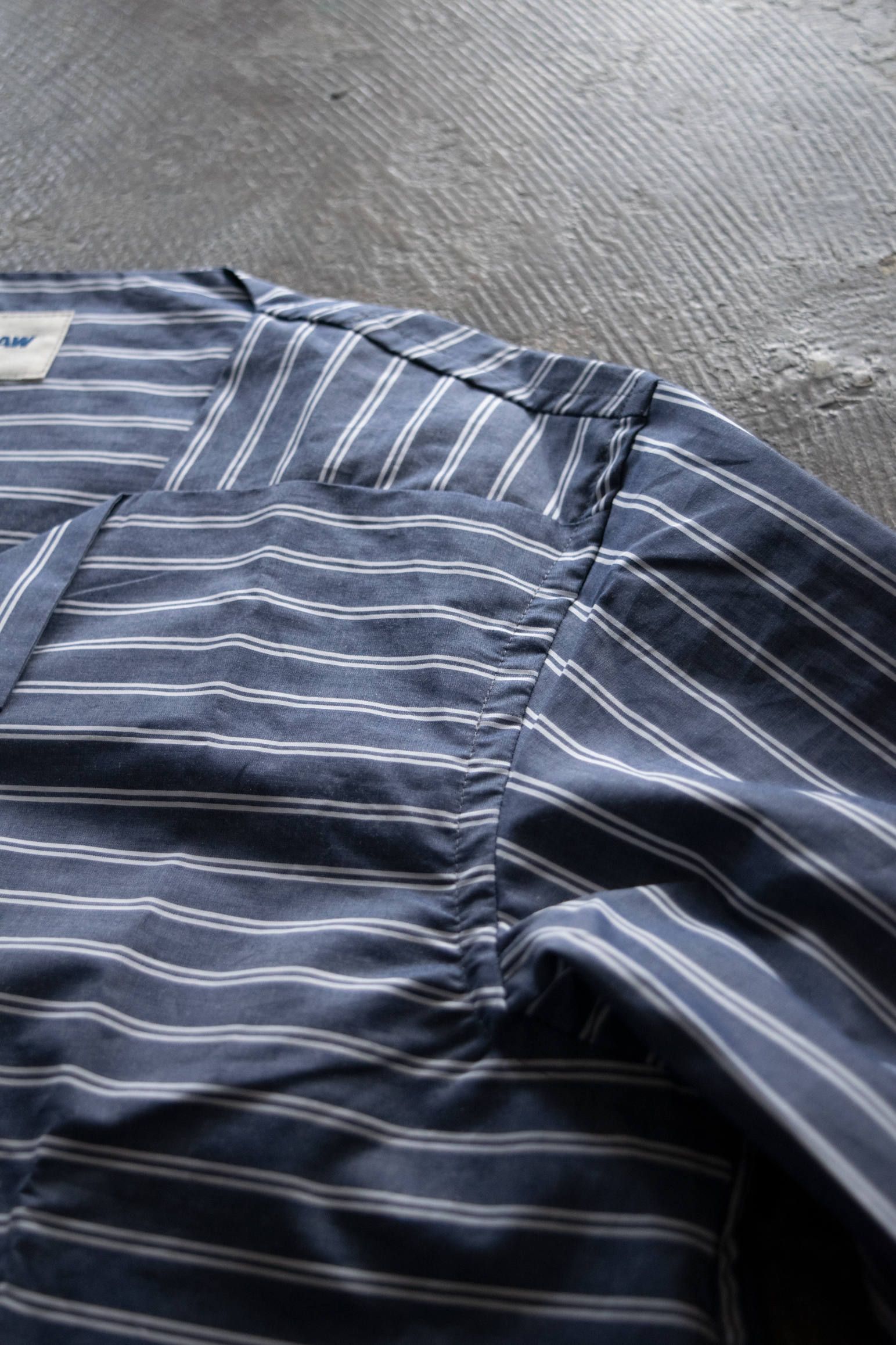 【ラスト1点】"nancy"op pajama(NAVY W STRIPE)【ワンピース】