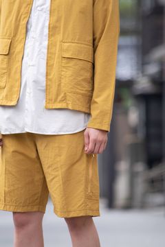 【ラスト1点】Zip Pocket Shorts/ジップポケットショーツ(MUSTARD)