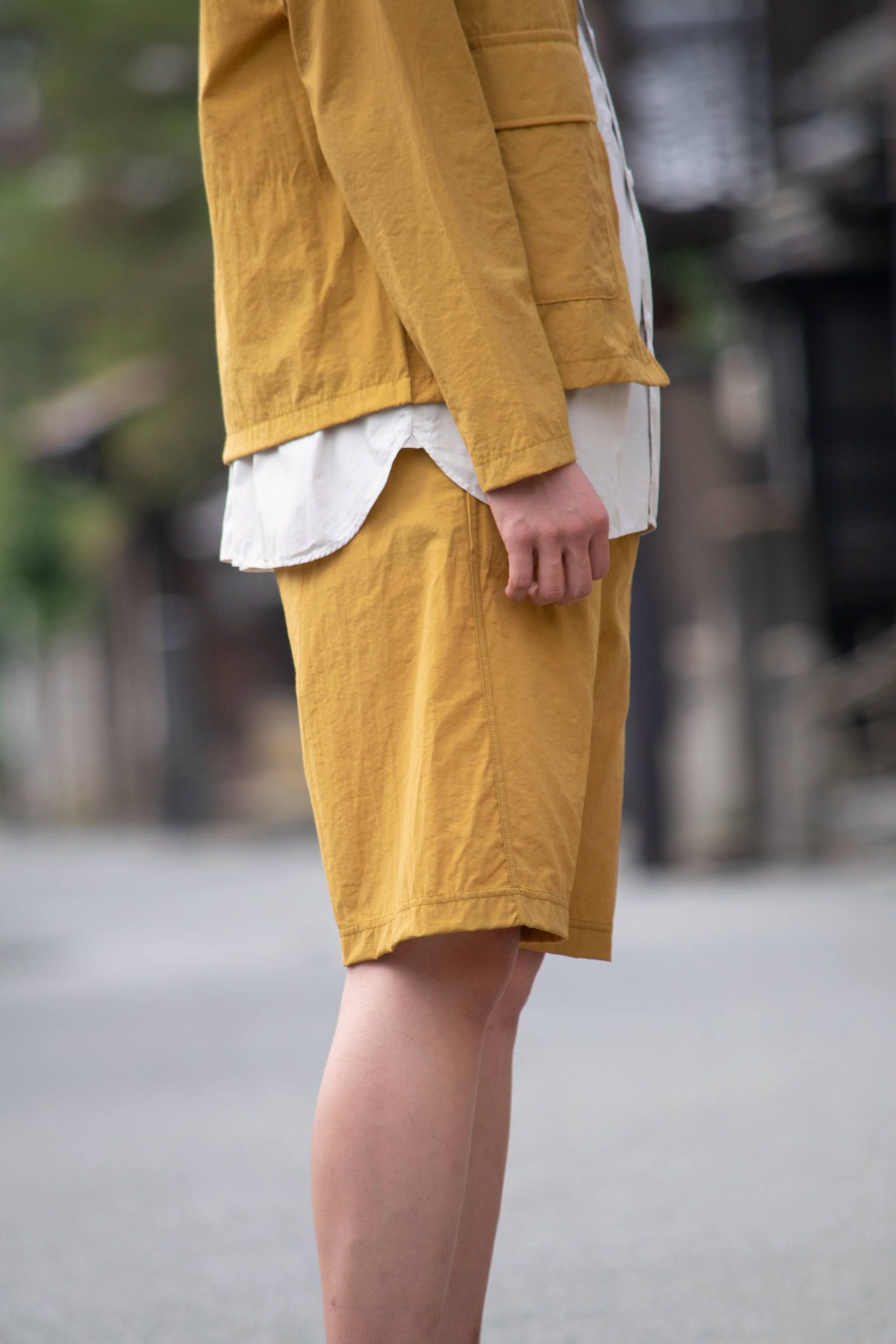 【ラスト1点】Zip Pocket Shorts/ジップポケットショーツ(MUSTARD)