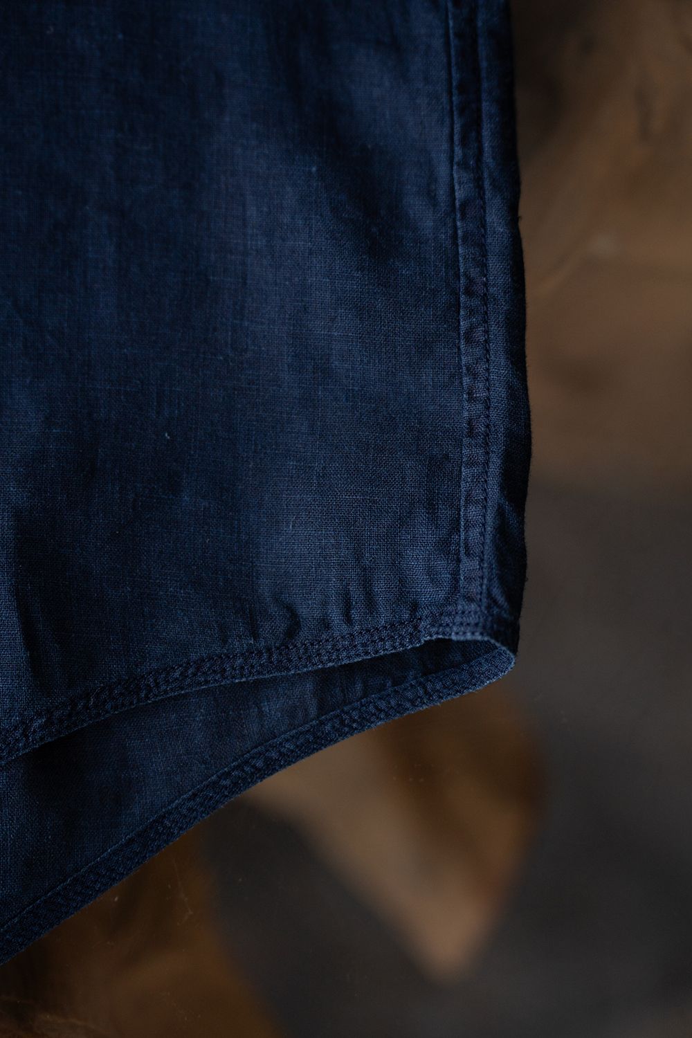 大麻シャツ 3(藍(濃))