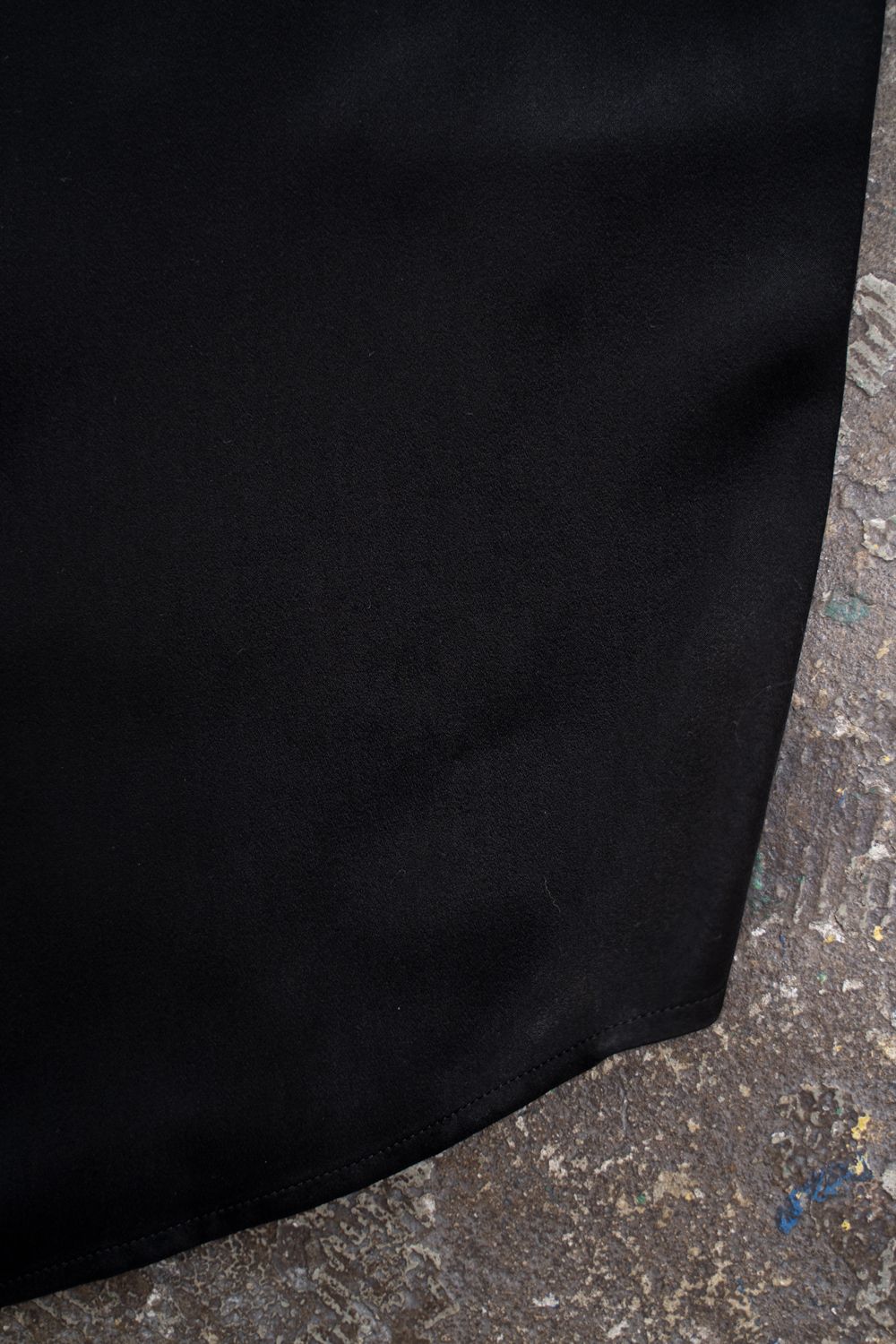 【26AW】Hush Gather L/S Shirt/ハッシュギャザーロングスリーブシャツ(BLACK)