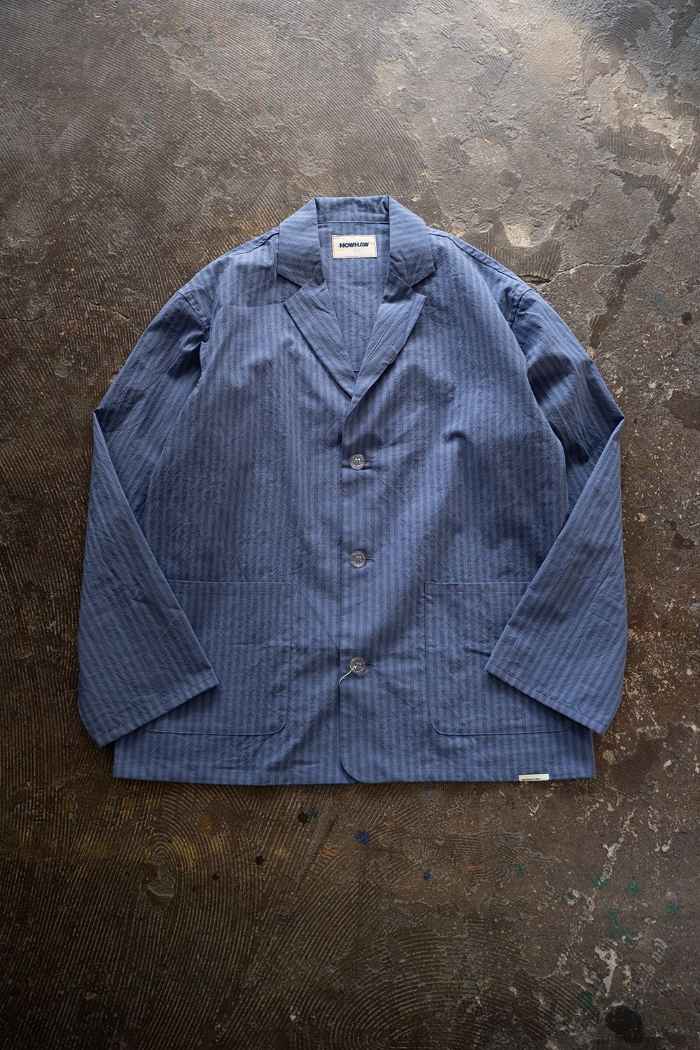 【25SS】"day"パジャマ【セットアップ】(Triple Stripe BLUE)