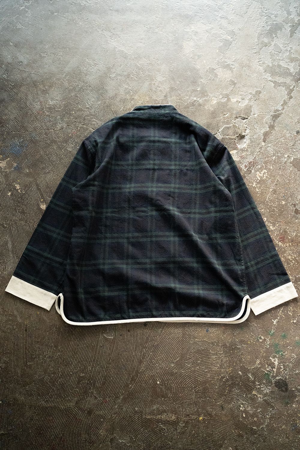 【ラスト1点】【24AW】"kung-fu"pajama【セットアップ】(GREEN×NAVY)