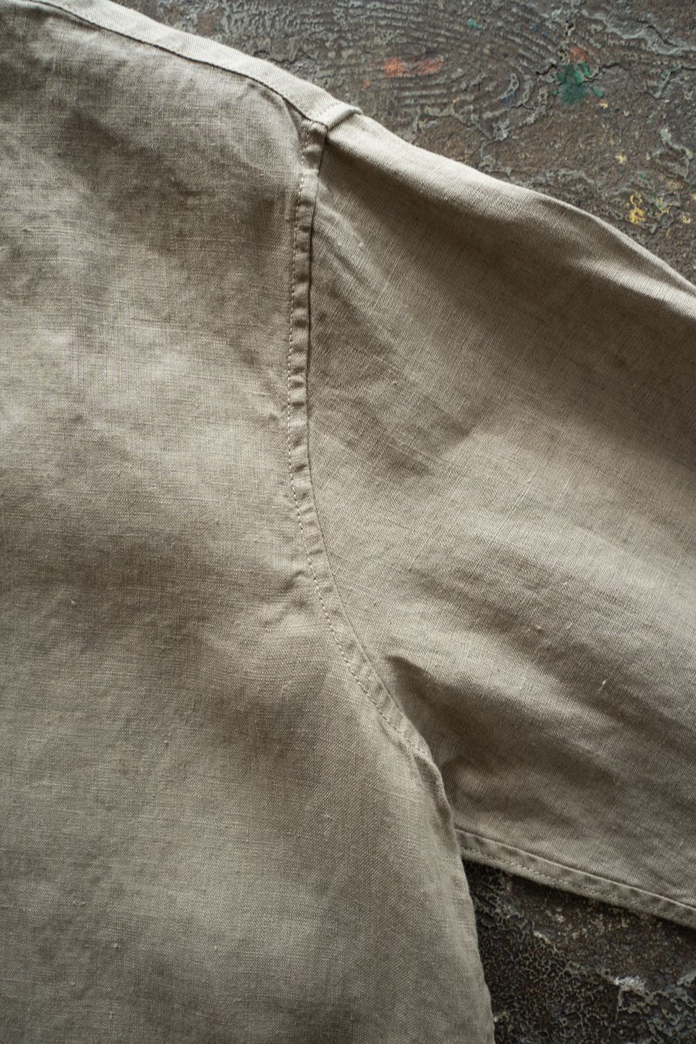 大麻シャツ(珈琲)