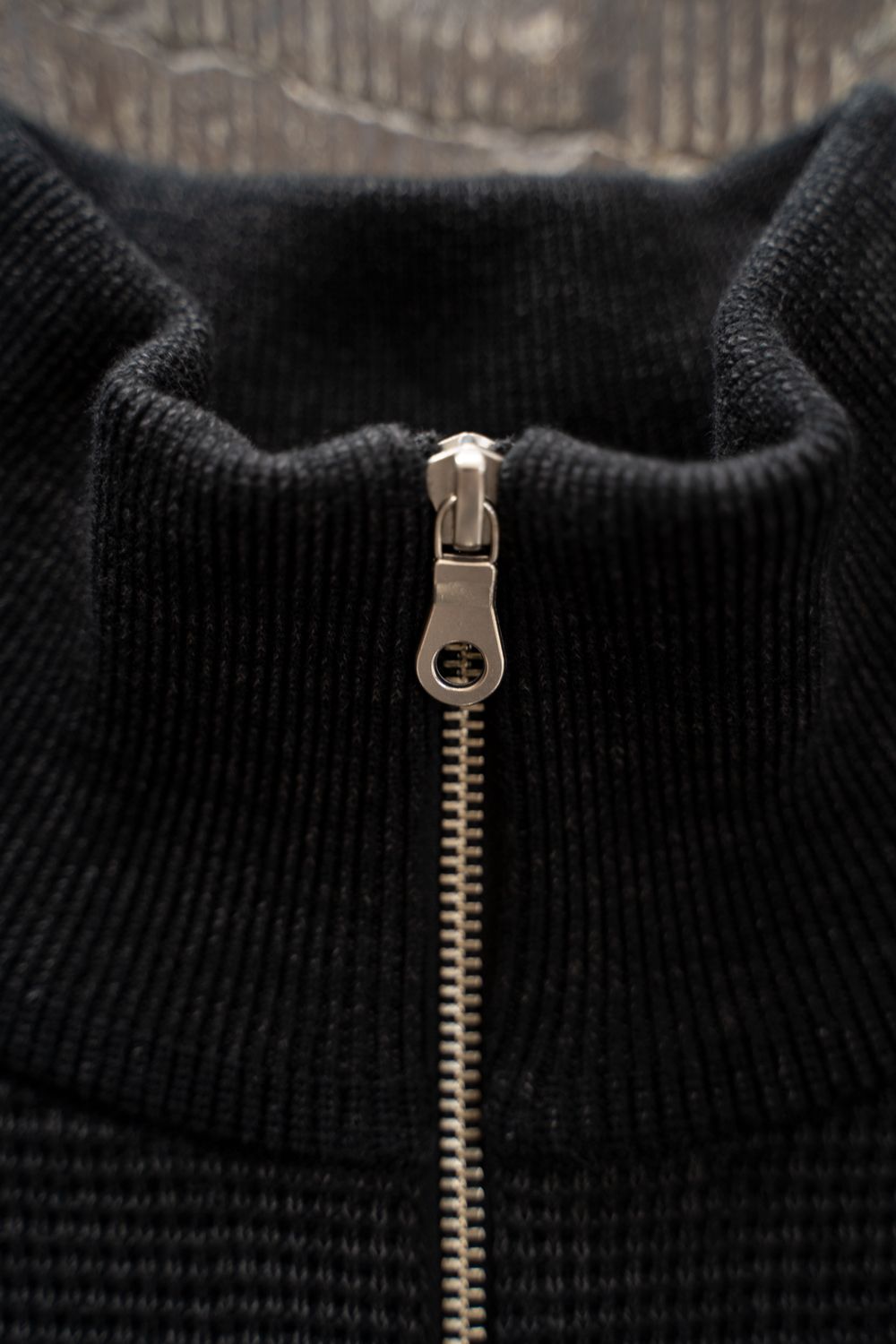 【26AW】Karita Half Zip Knit(BLACK)