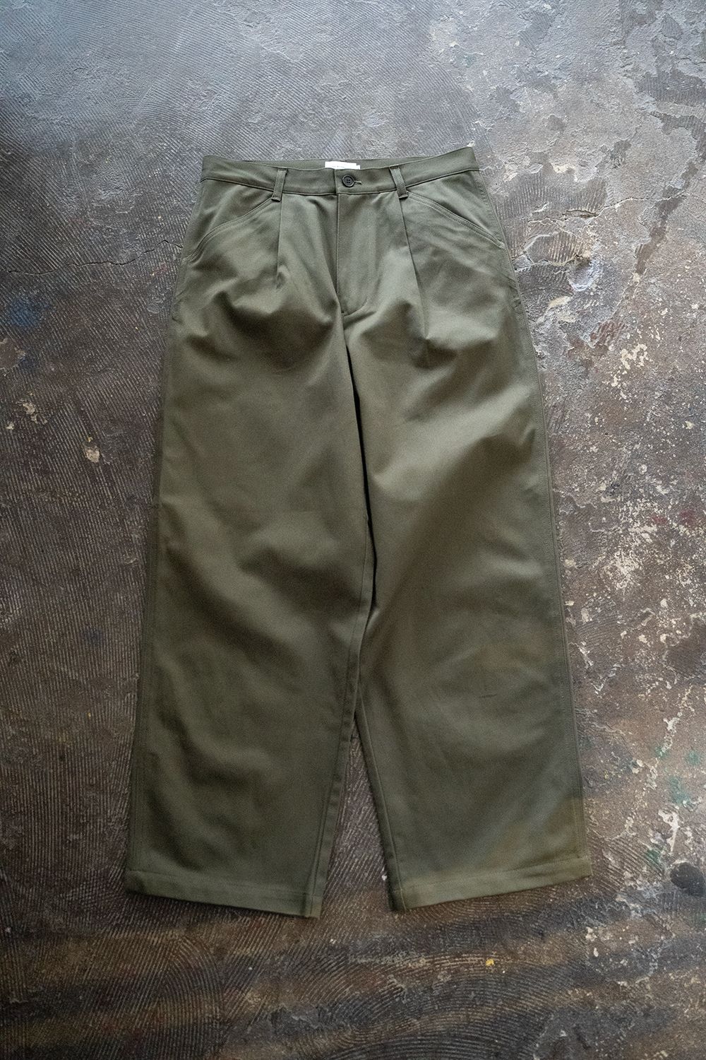 STILL BY HAND - 【25SS】コットンツイルワイドペインターパンツ STILL BY HAND - 【25SS】コットンツイルワイドペインターパンツ