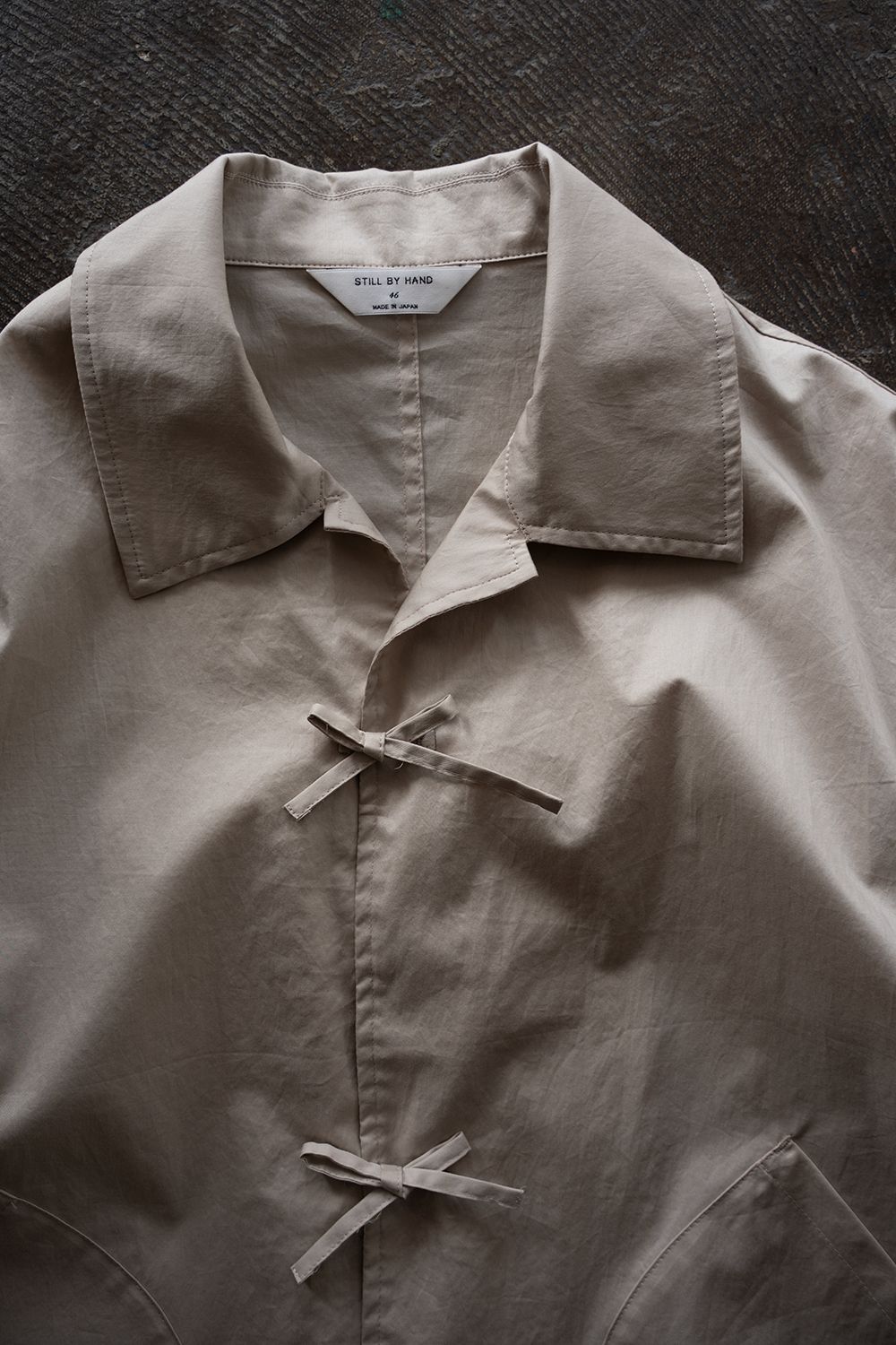 【26SS】コットンツイルシャツジャケット(PINK BEIGE)