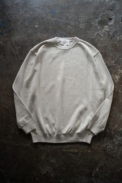 【ラスト1点】【23AW】シルククルーネックニット(OATMEAL)