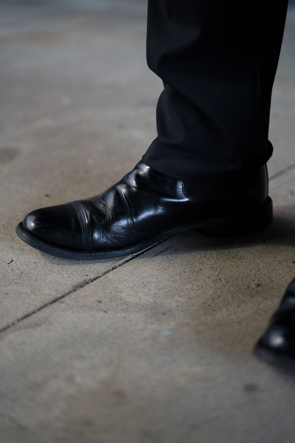 Military Cap Toe Chelsea【数量限定】(BLACK)