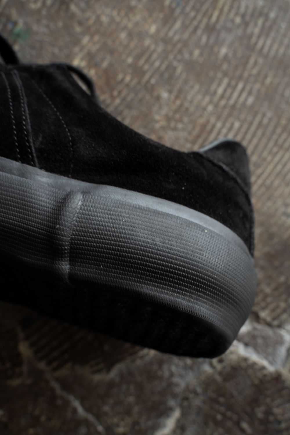 【25AW】REPRODUCTION OF FOUND×STILL BY HANDスウェードスニーカー(BLACK)