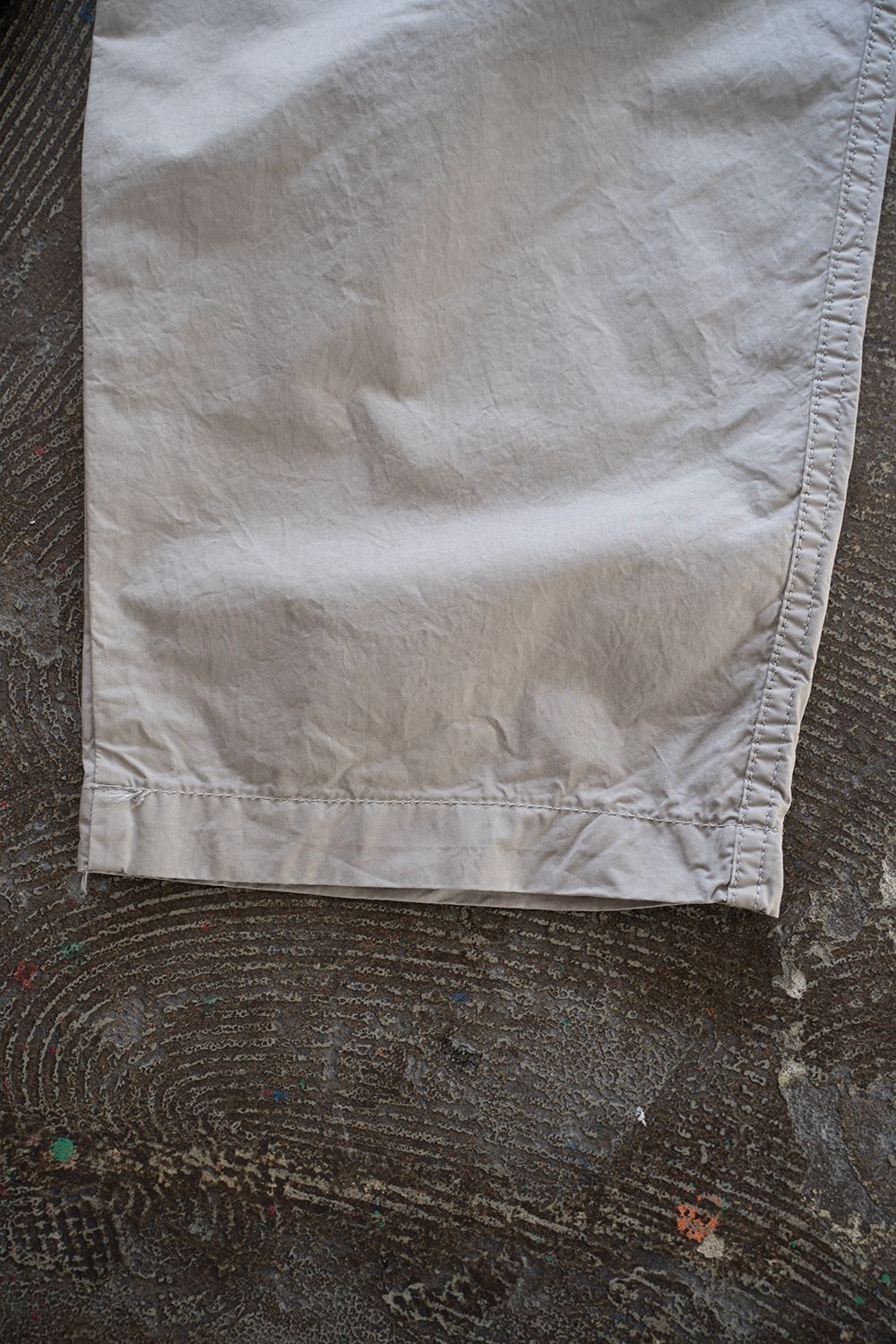 【ラスト1点】【23SS】コットンツイルインタックイージーパンツ(TAUPE)