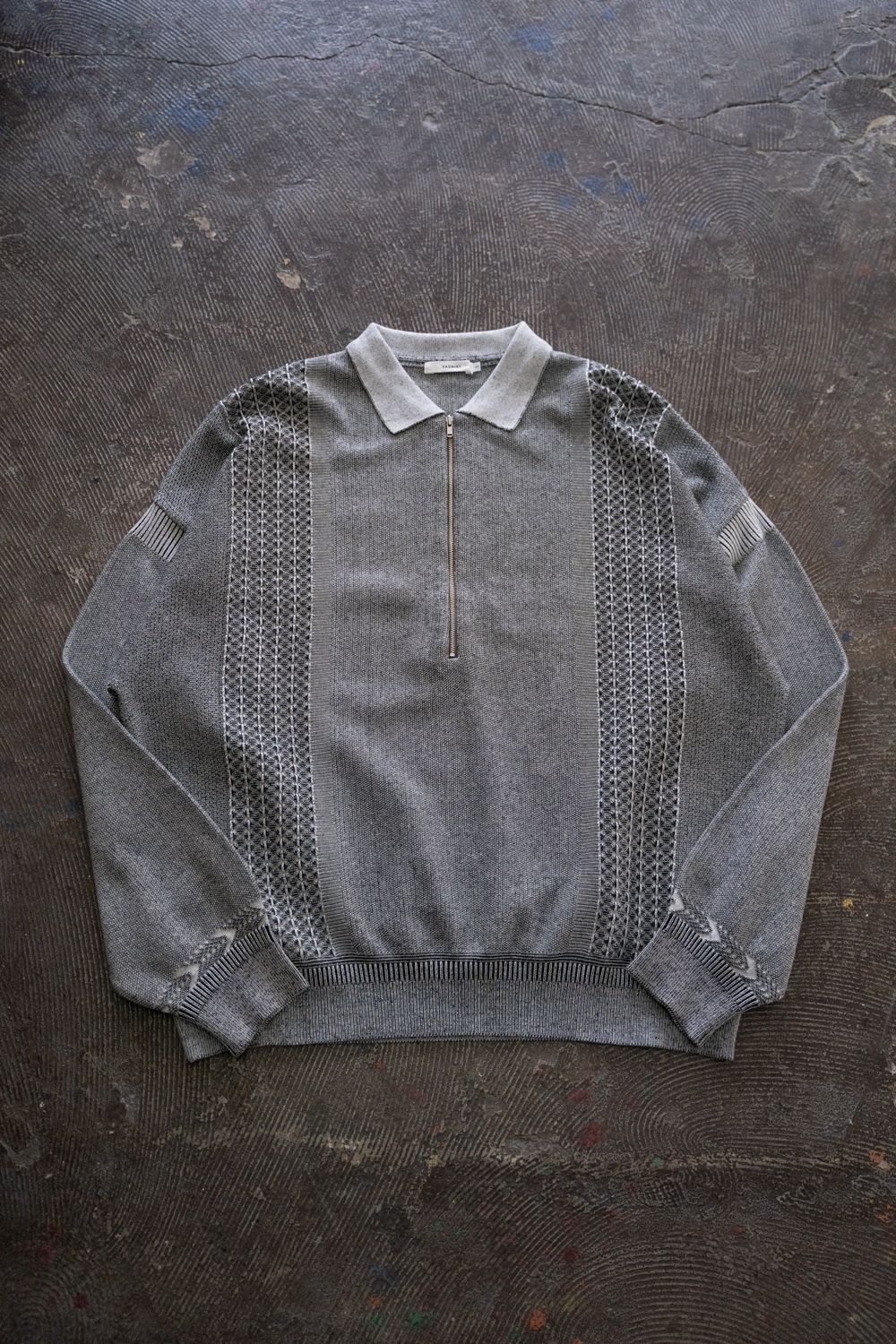 【26SS】Kanto Knit Polo(MIX GRAY)