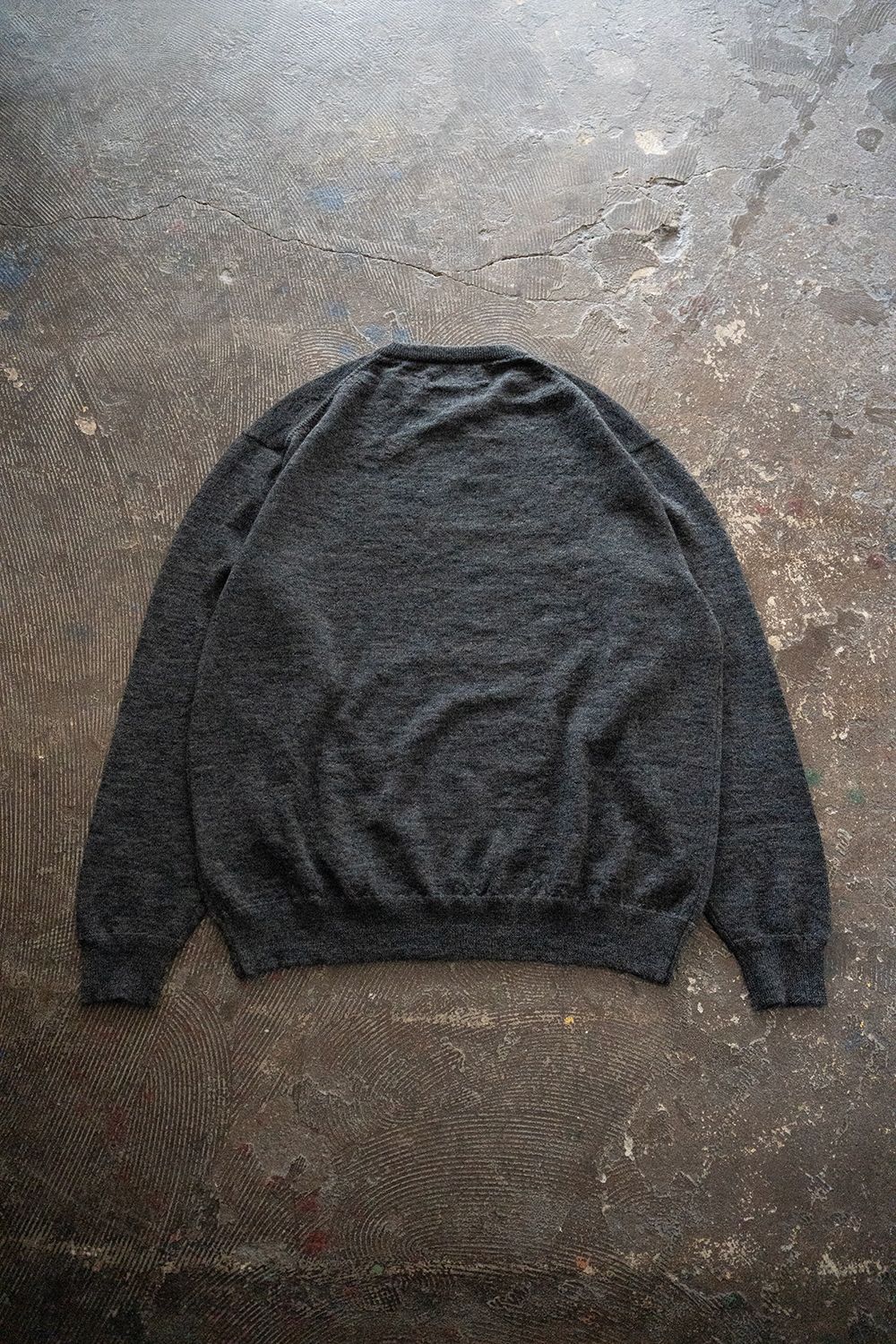 【25AW】エクストラキッドモヘア12Gニット(GRAY)