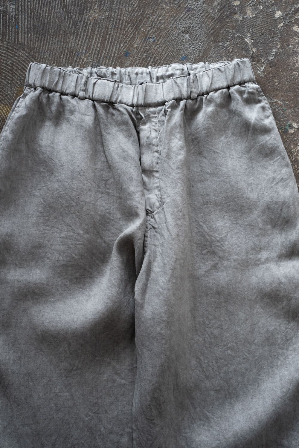 大麻ワイドパンツ(松煙)