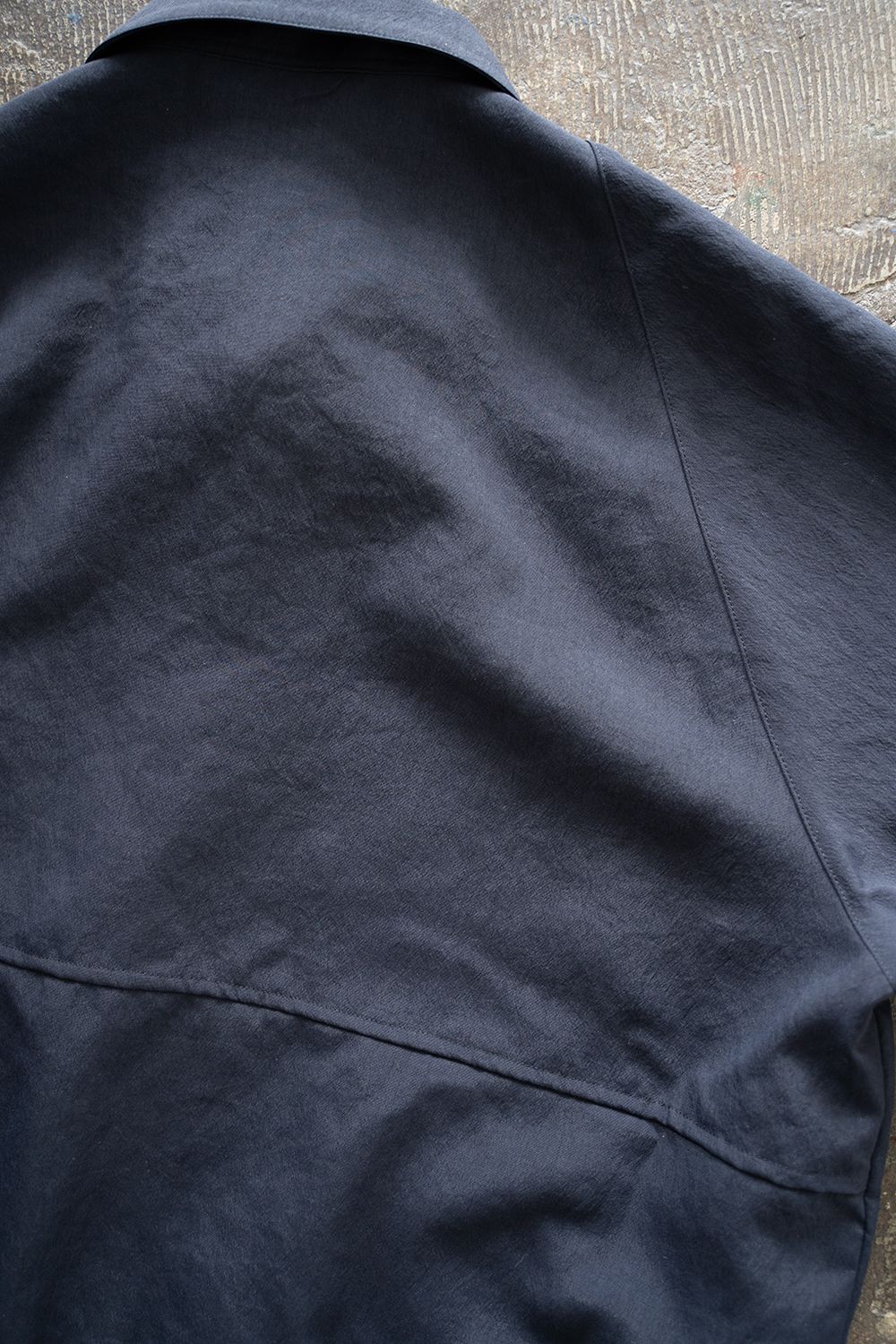 【ラスト1点】【25SS】ポリエステルオックスジップブルゾン(NAVY)