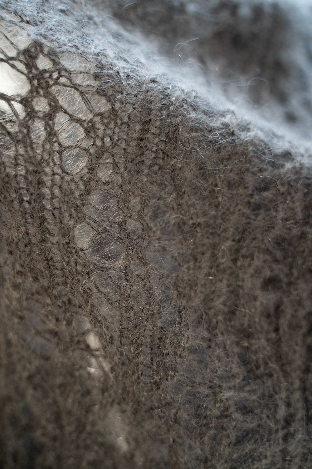 【ラスト1点】【24AW】Melt Cardigan/メルトカーディガン(FAWN)