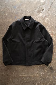 【26AW】フェイクスウェードブルゾン(INK BLACK)