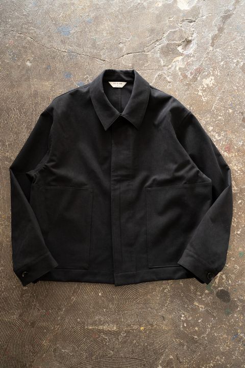 【26AW】フェイクスウェードブルゾン(INK BLACK)