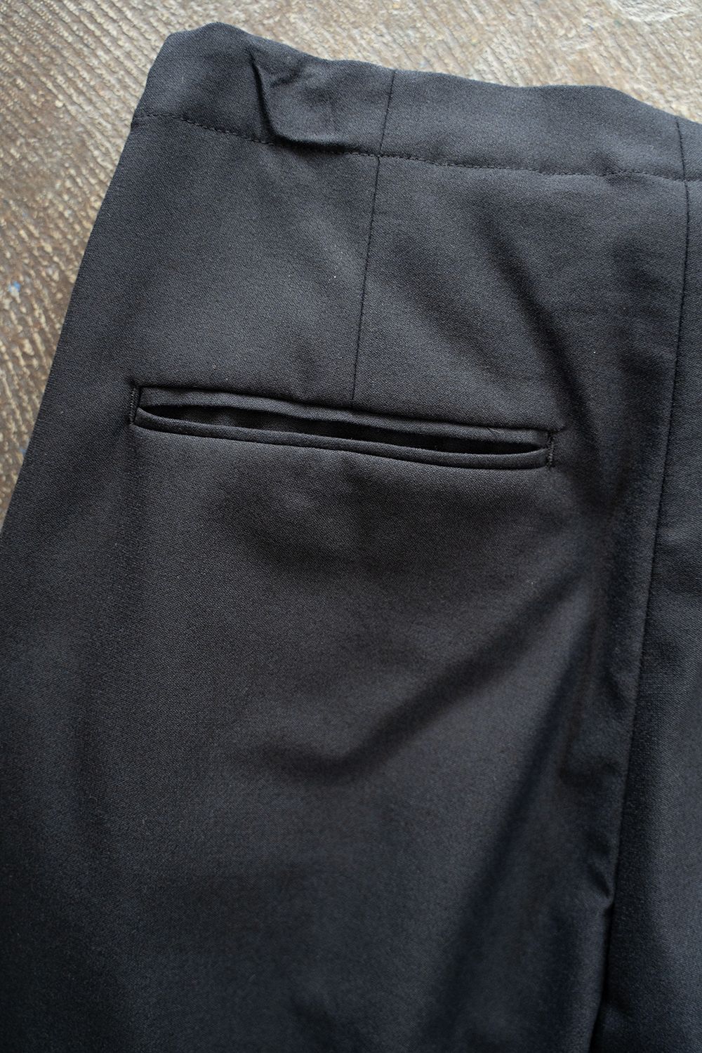 【ラスト1点】【23AW】Stretch T/W Gathered Pants/ストレッチT/Wギャザーパンツ(NAVY)