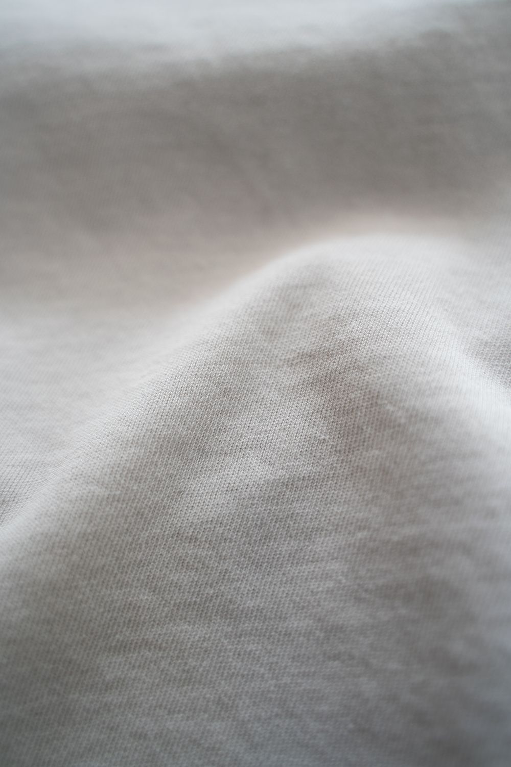 【ラスト1点】Back Shirt Tee/強撚天竺Tシャツ(ECRU)