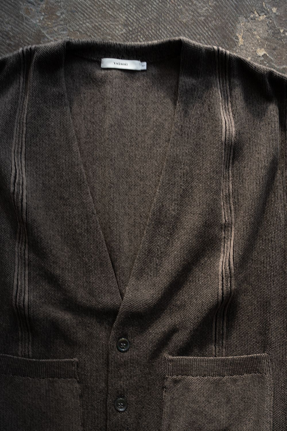 【26SS】Shirotsume V-neck Vest(GREIGE)