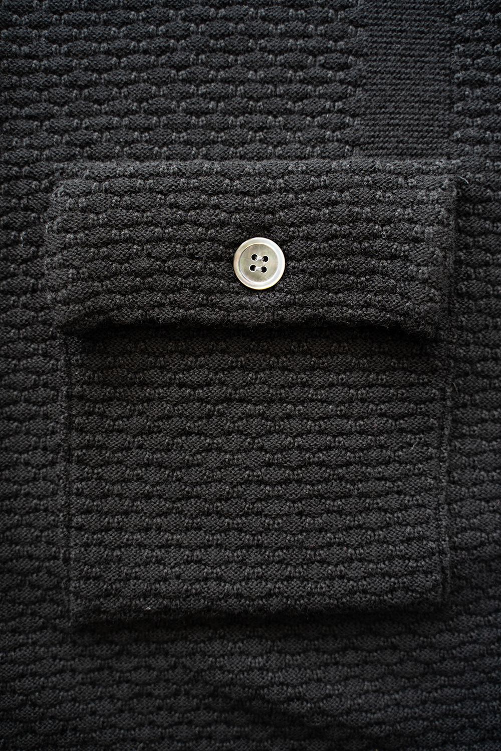 【25AW】Shinsetsu Knit Jacket(BLACK)
