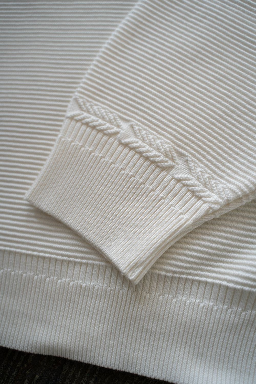 【ラスト1点】【24AW】Shutei Knit(WHITE)