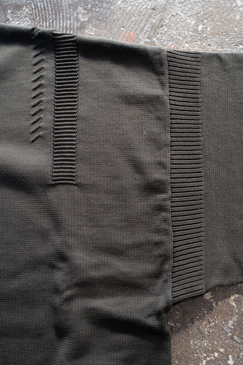 【ラスト1点】Yonaga Knit Polo(DARK BROWN)