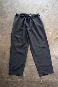 【ラスト1点】【22SS】ギャザーイージーパンツ(BLACK NAVY)