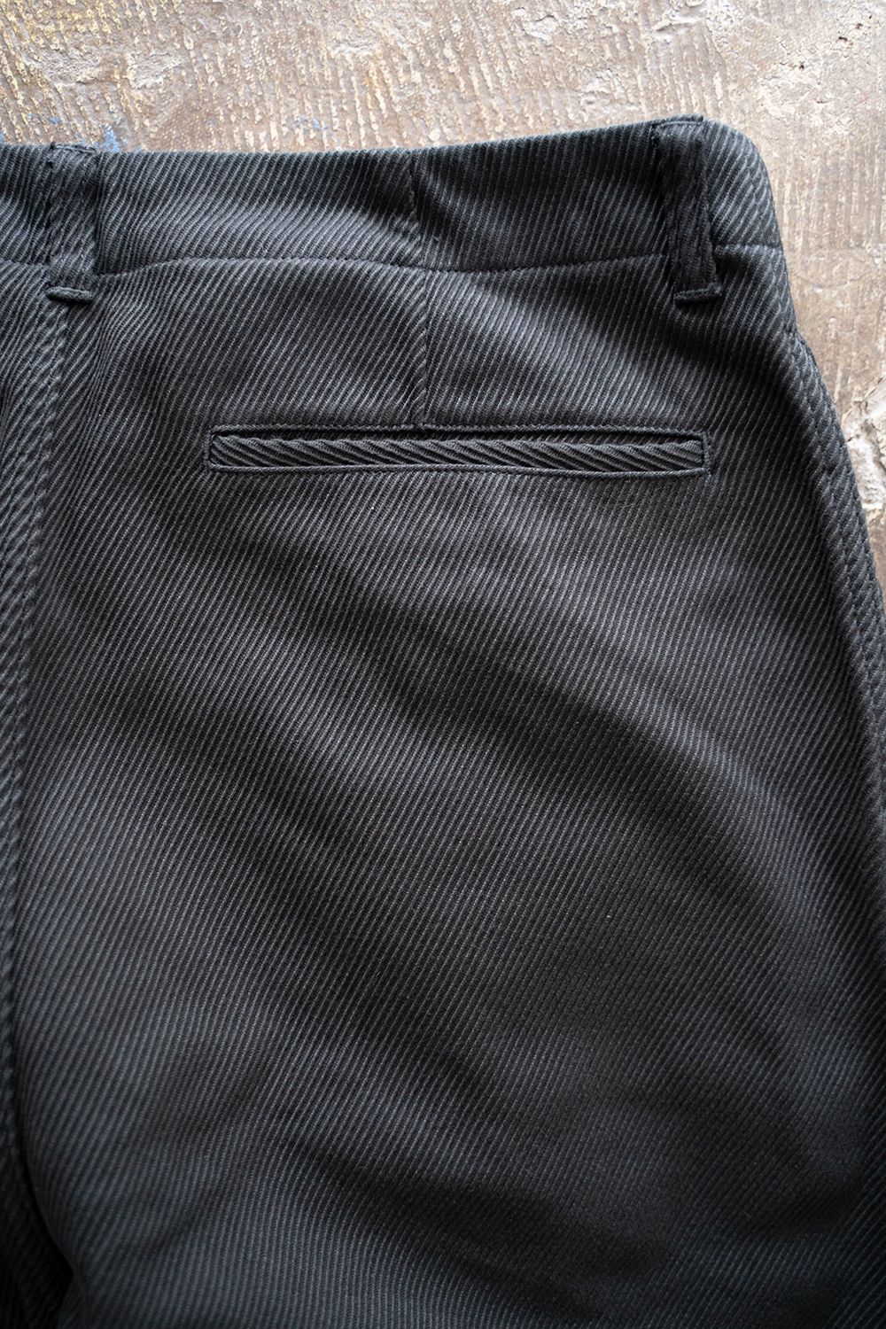 【ラスト1点】【22AW】コットンカルゼワイドパンツ(BLACK)