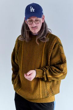 【ラスト1点】【24AW】Kuchiba Knit(MUSTARD)