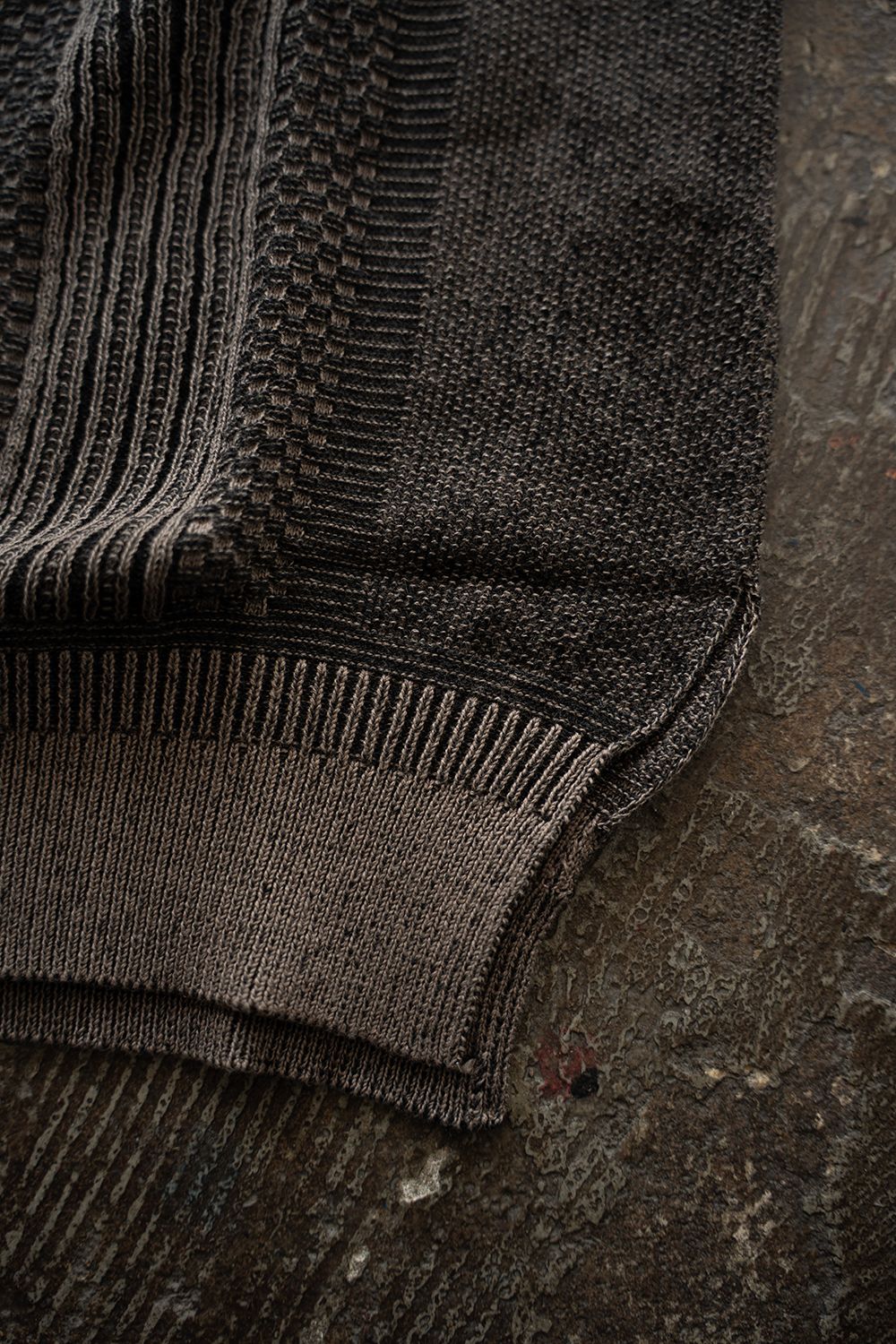 【26SS】Ryokufu Henley Knit(GREIGE)