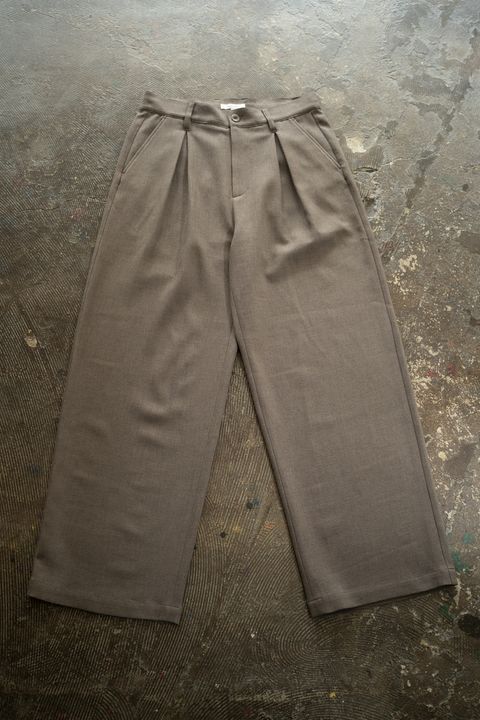 【ラスト1点】【25AW】2-Tack Wide Slacks/2タックワイドスラックス(BEIGE)