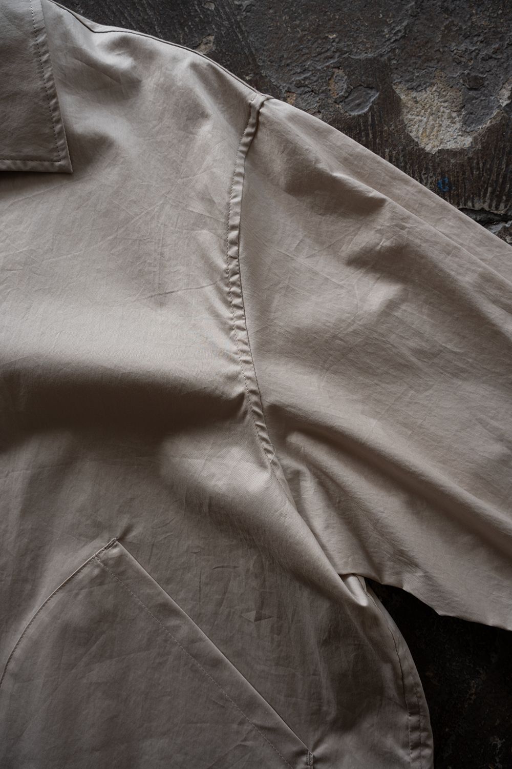 【26SS】コットンツイルシャツジャケット(PINK BEIGE)