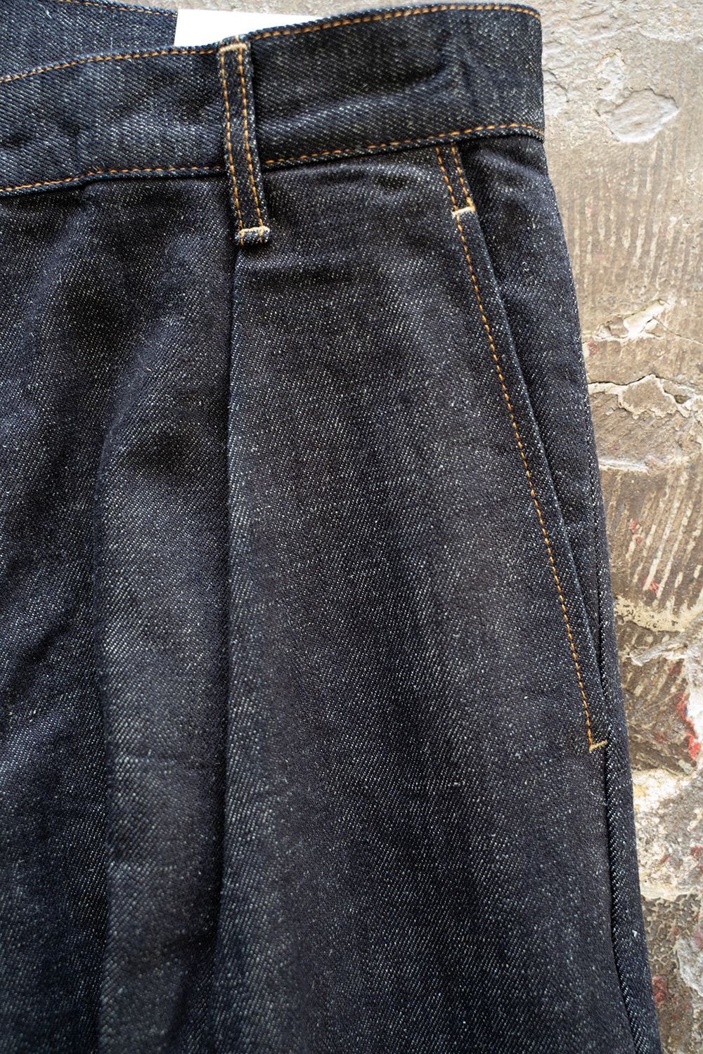 【ラスト1点】【23SS】ワイドタックパンツ(HEMP INDIGO)