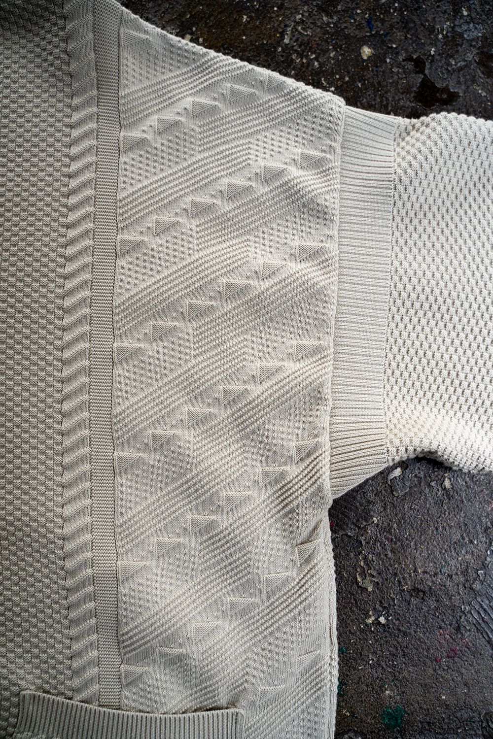 【ラスト1点】【22SS】Hoshikuzu Collar Cardigan(PEARL GRAY)